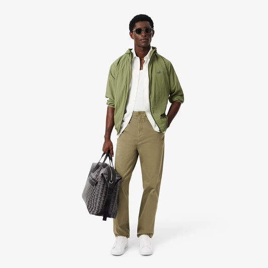 Pantalon chino en twill de coton à coupe droite 2