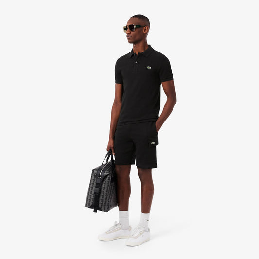 Cargo-Shorts aus Baumwollfleece