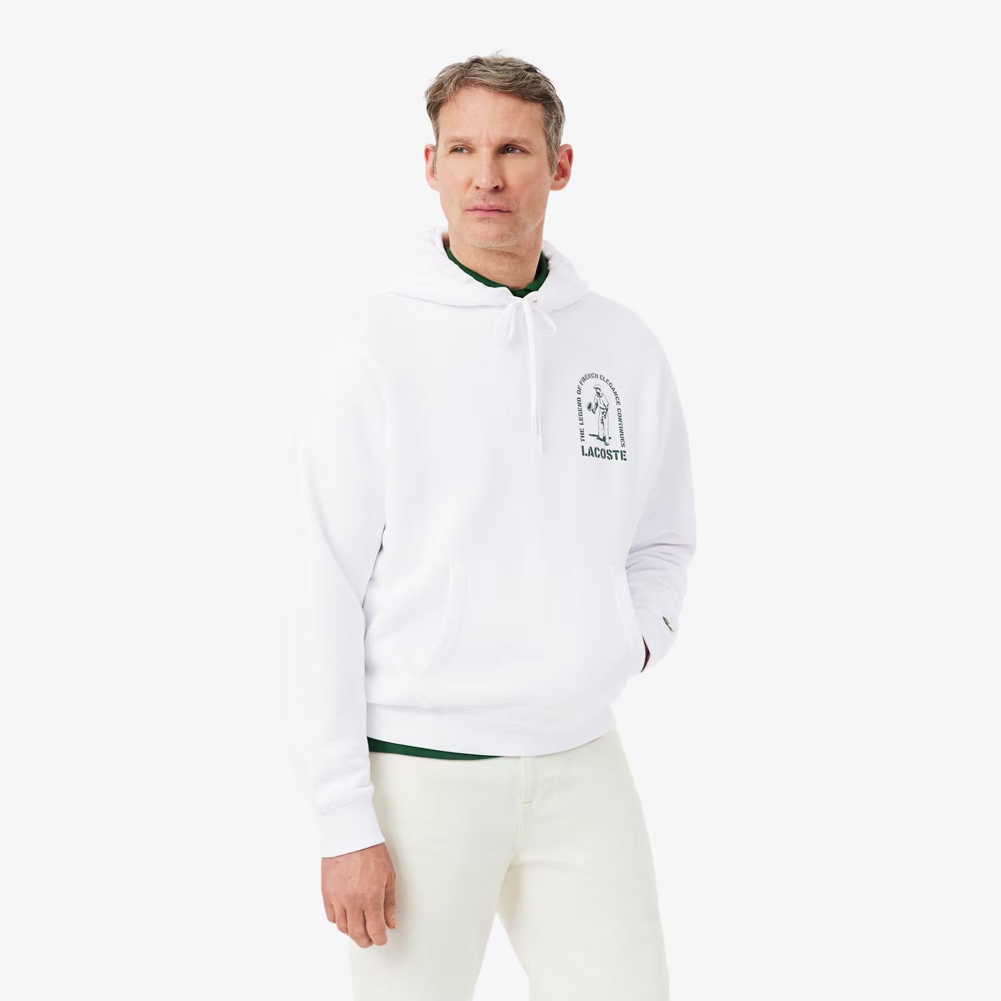 Loose Fit Printed Hoodie
