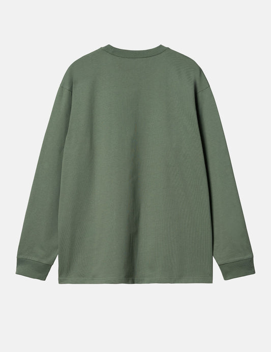 Langarm-T-Shirt Chase - Duck Green