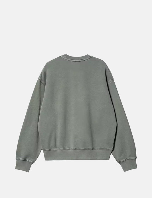Damen-Sweatshirt Nelson – Rauchgrün