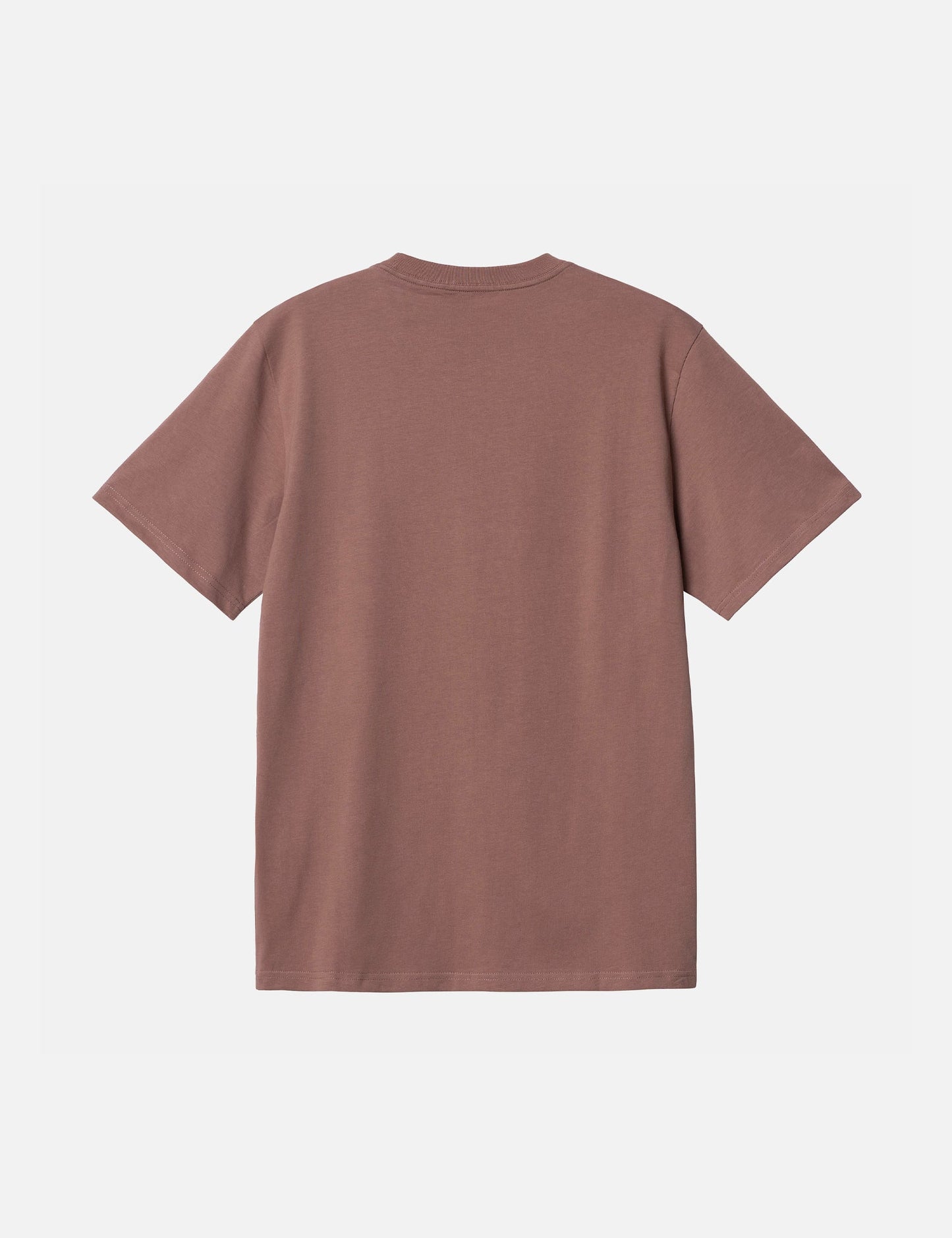 T-Shirt mit Brusttasche (regulär) – Lupinus Red Heather