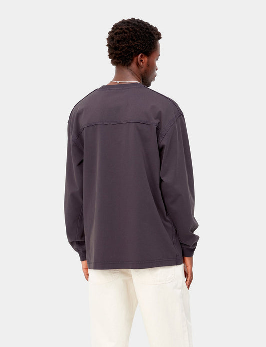 Marfa Langarm-T-Shirt - Artichoke Purple