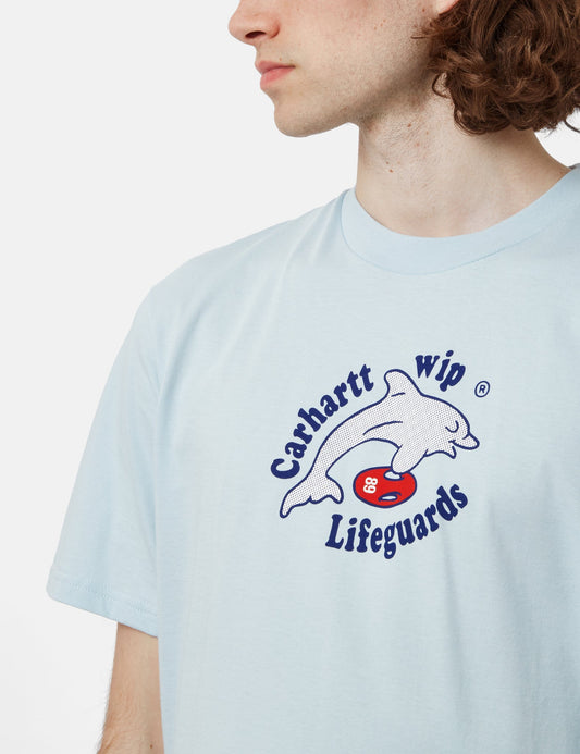 Rettungsschwimmer-T-Shirt (Bio) – Ikarusblau