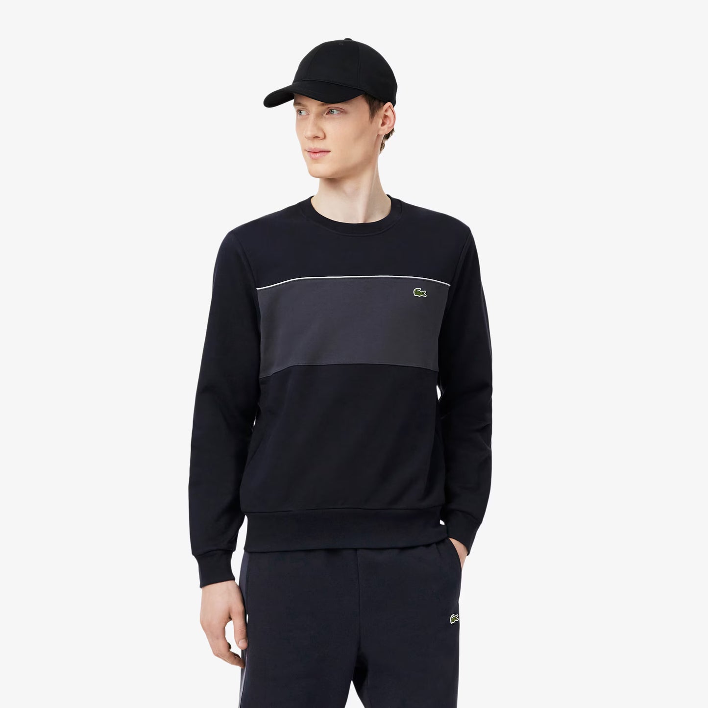 Colour-Block Fleece Sweatshirt