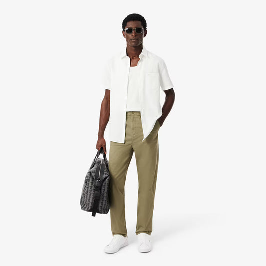 Pantalon chino en twill de coton à coupe droite 2