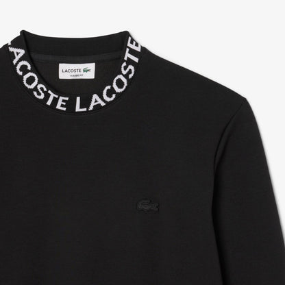 Jacquard-Sweatshirt mit Markenlogo