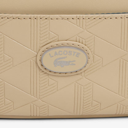 Leder-Monogramm-Satchel