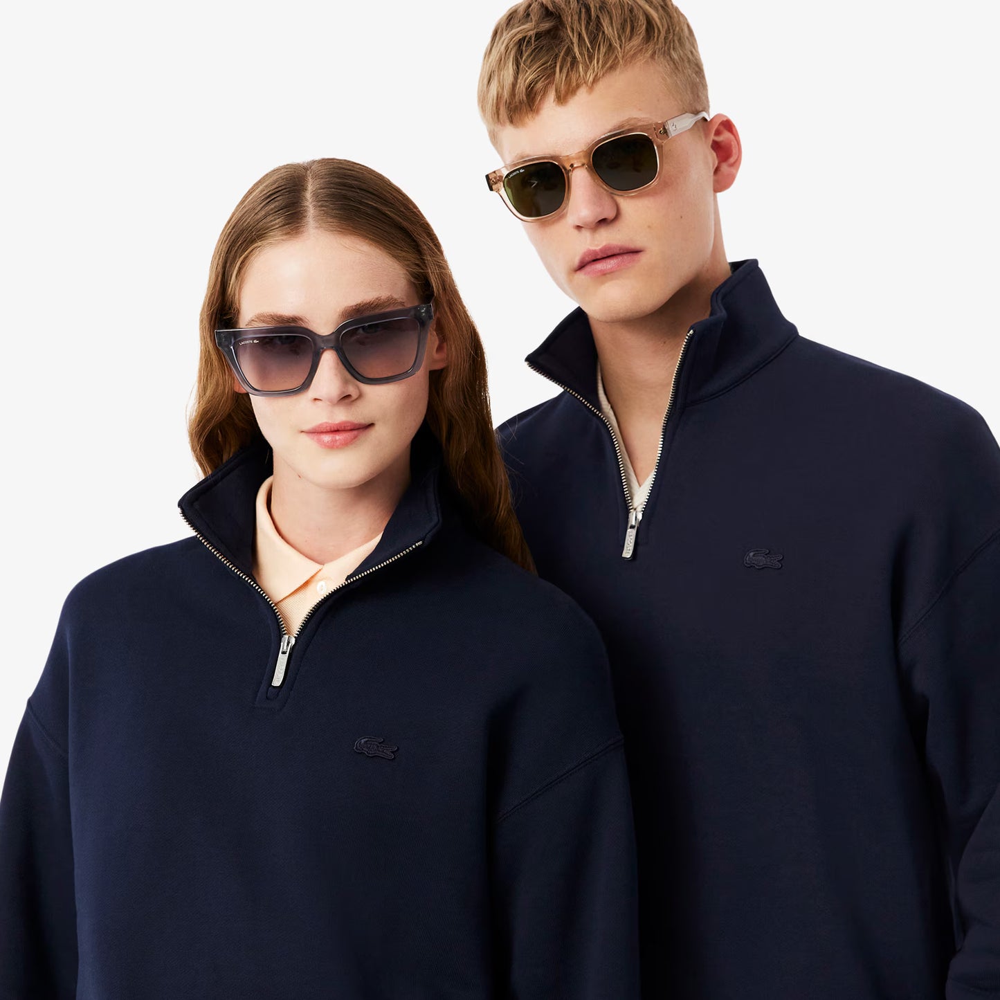 Heavy Fleece Zipper Neck Sweatshirt