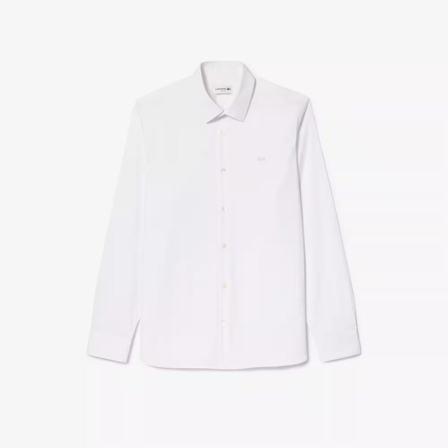 Slim-Fit-Hemd aus Stretch-Popeline