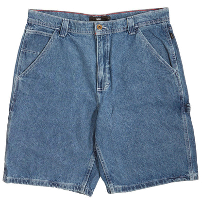 Loose-Denim-Shorts Drill Chore