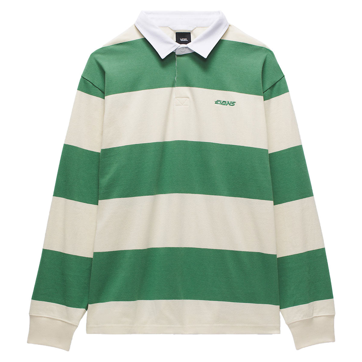 Ward Stripe Rugby Long Sleeve Knit Shirt