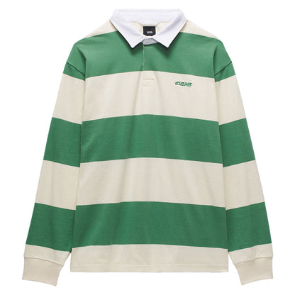 Ward Stripe Rugby Long Sleeve Knit Shirt