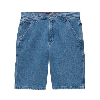 Loose-Denim-Shorts Drill Chore