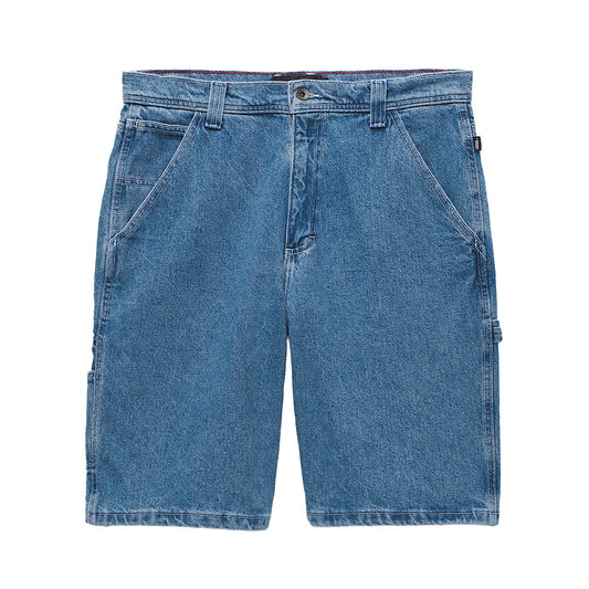 Loose-Denim-Shorts Drill Chore