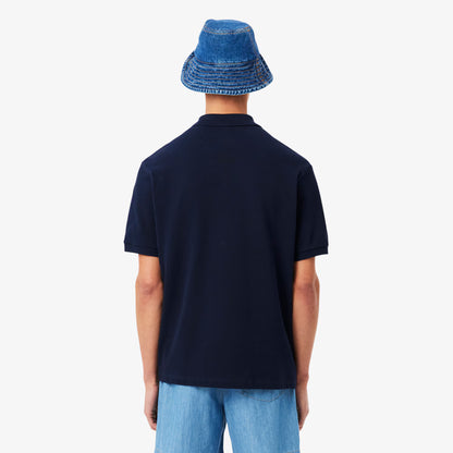Loose Fit Polohemd aus schwerem Piqué