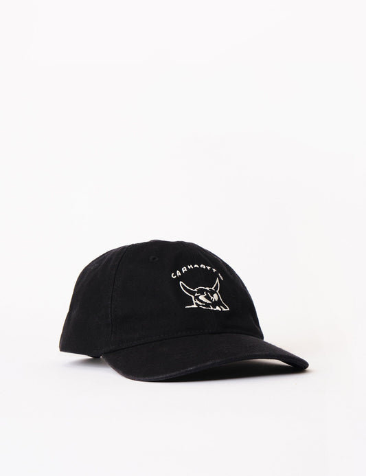 New Frontier 6-Panel Cap – Schwarz/Wachs