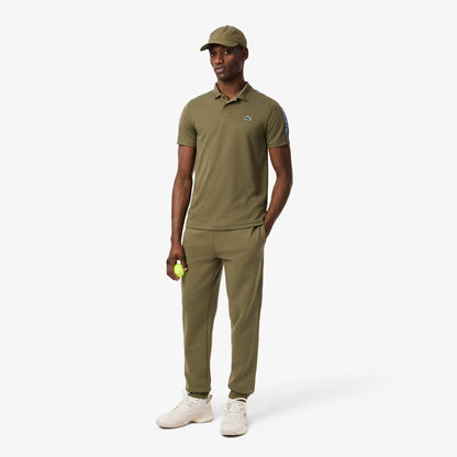 Ultra Dry Branded Stripe Tennis Polo Shirt