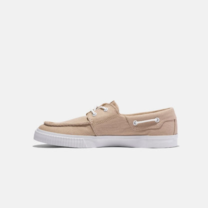 Mylo Bay Lace-up Low Trainer Beige