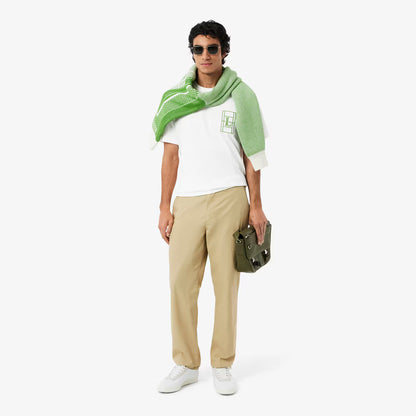Besticktes Heavy-Jersey-T-Shirt