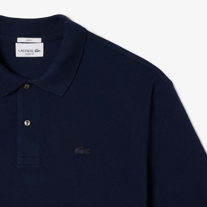 Loose Fit Polohemd aus schwerem Piqué
