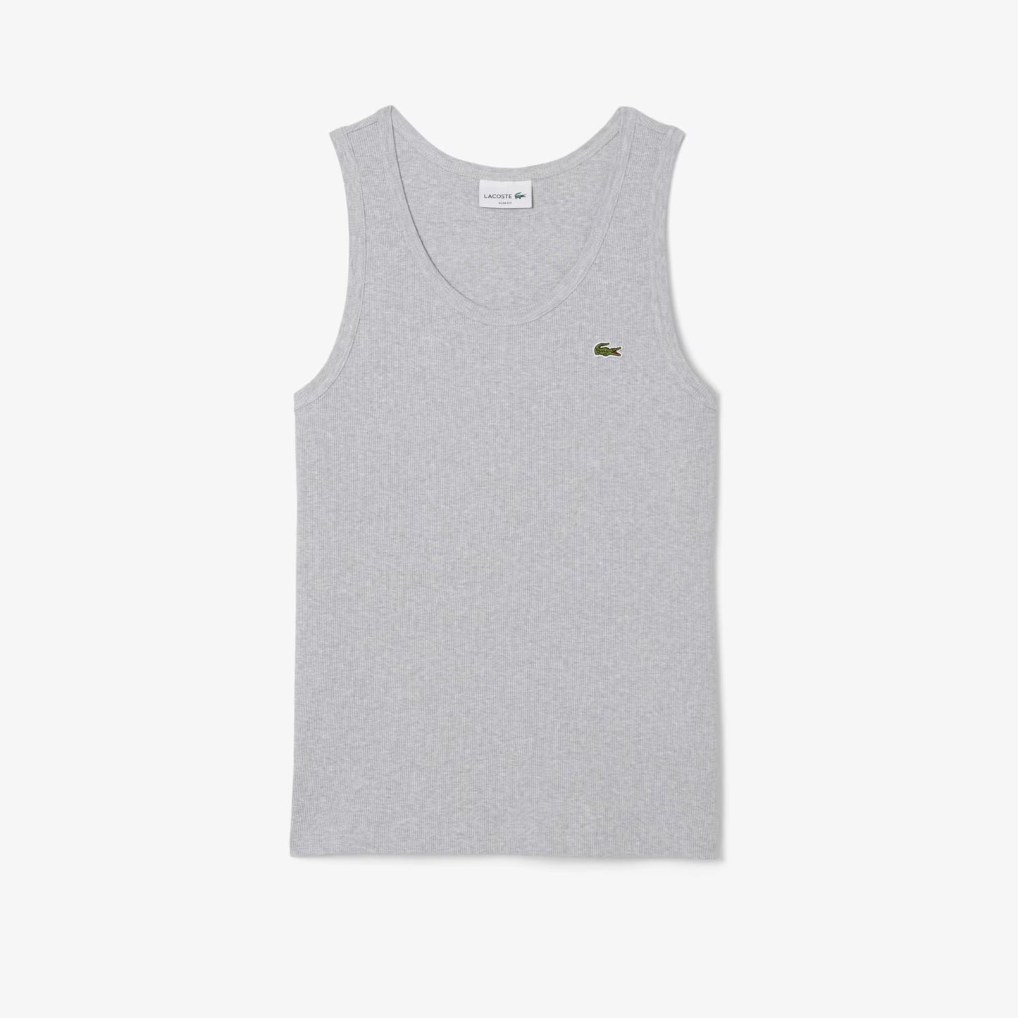Slim Fit Ribbed Cotton Tank Top