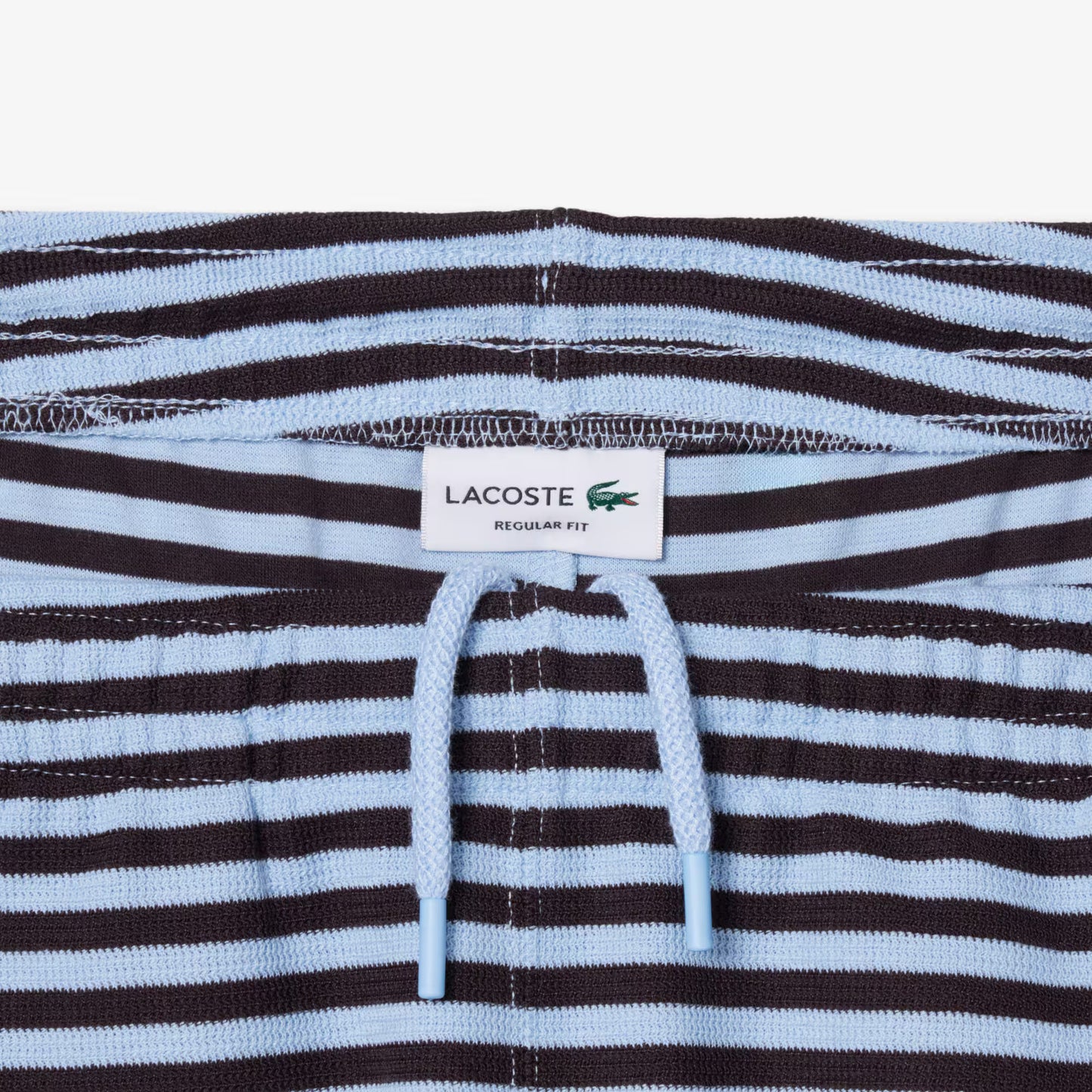 Regular Fit Striped Cotton Shorts