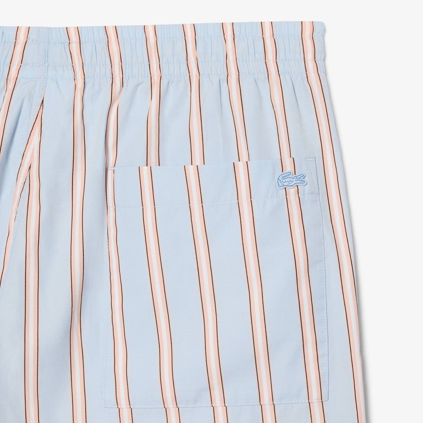 Striped Cotton Poplin Shorts