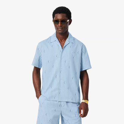 Relaxed Fit Print Twill Shirt