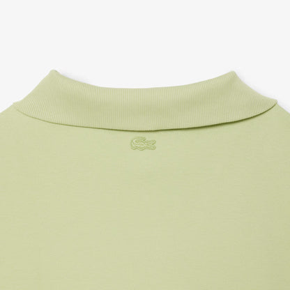 Loose Fit Zipped Neck Pique Sweatshirt