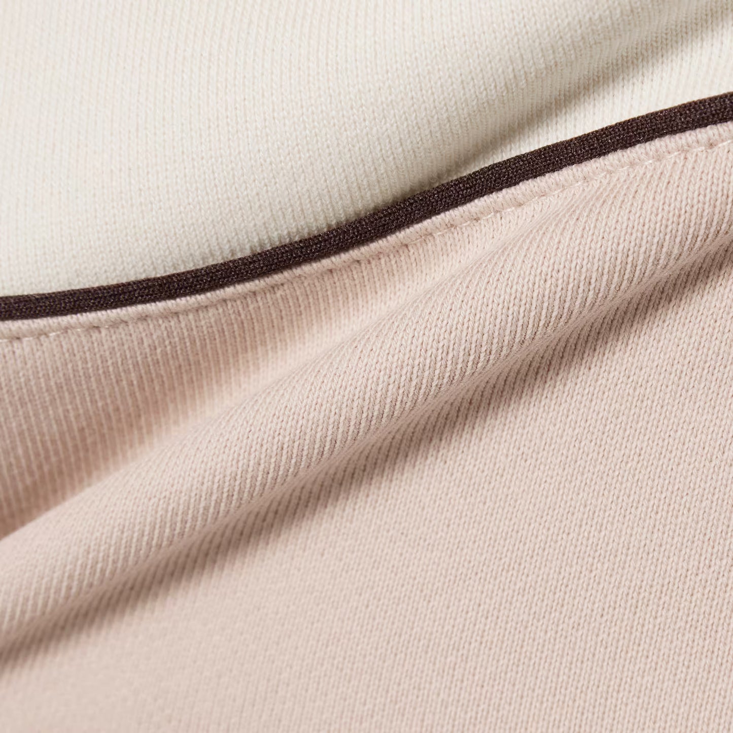 Colour-Block Zipped Hoodie
