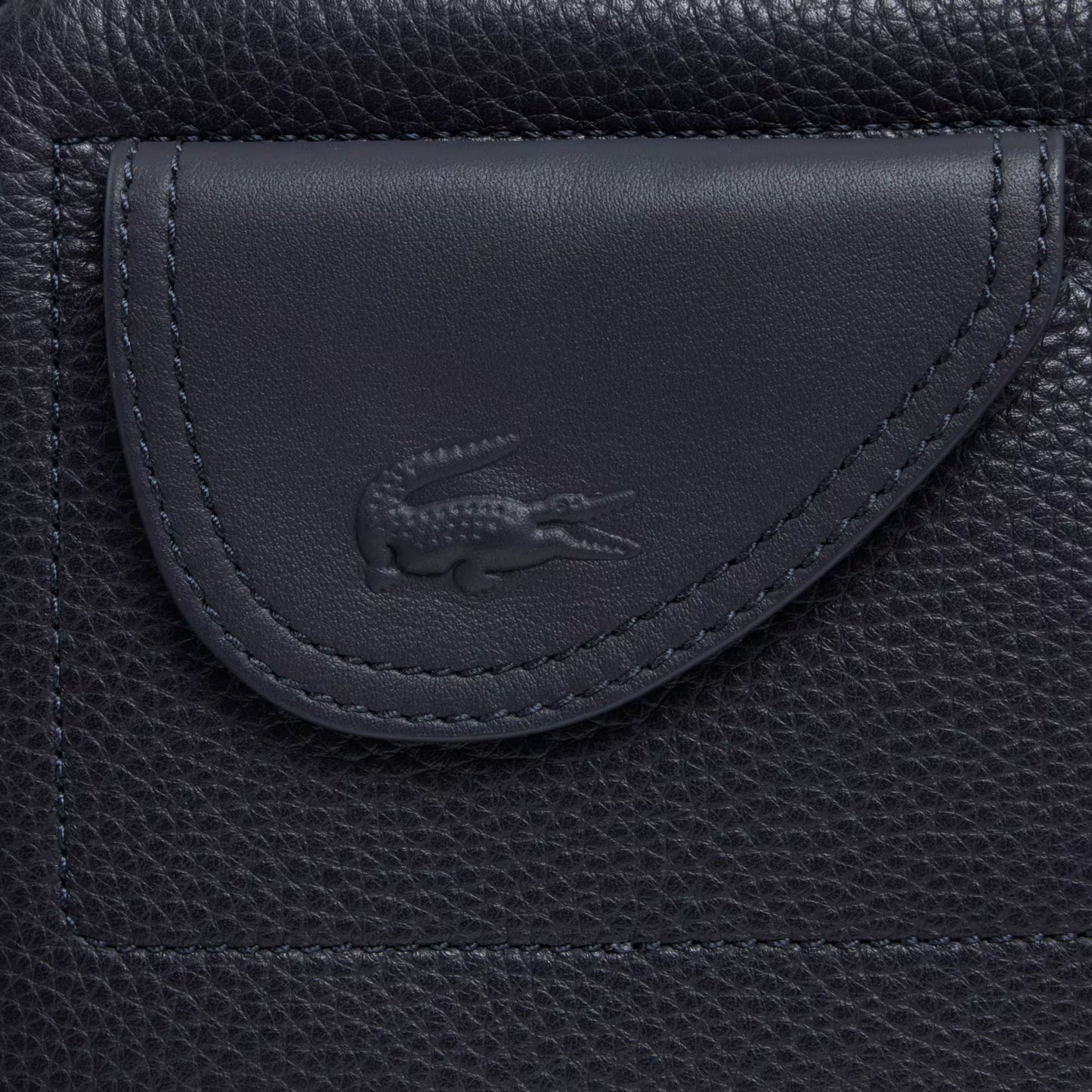 Club Lacoste Henkeltasche aus genarbtem Leder