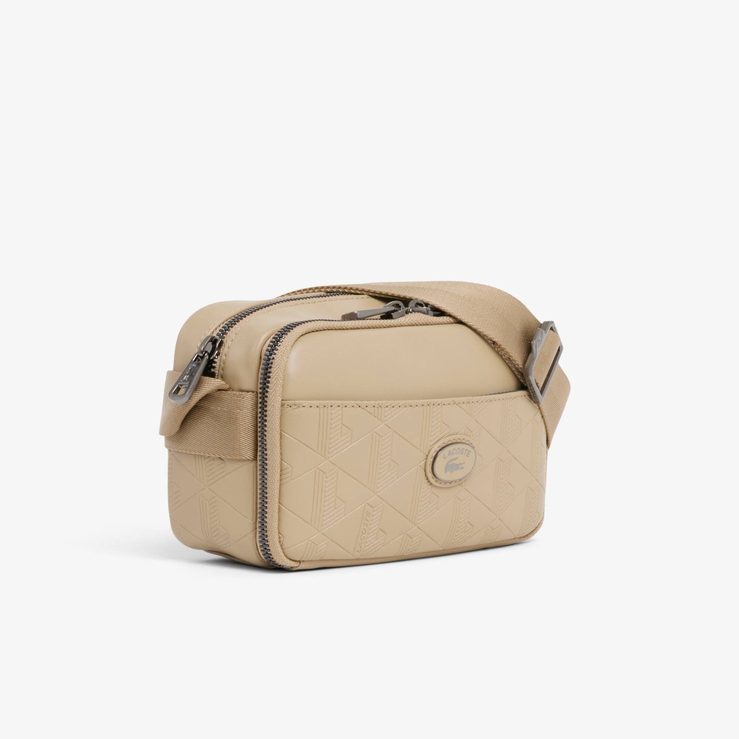 Leder-Monogramm-Satchel