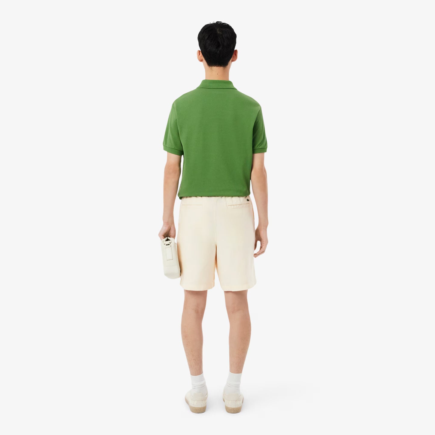 Regular Fit Twill-Shorts aus Leinenmischung