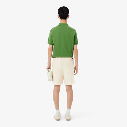 Regular Fit Twill-Shorts aus Leinenmischung