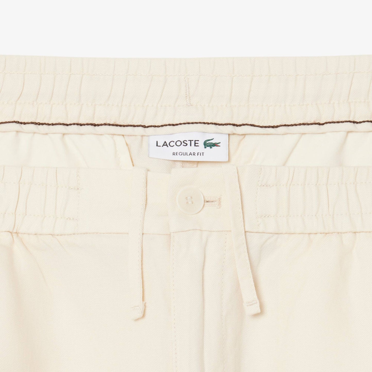 Regular Fit Twill-Shorts aus Leinenmischung
