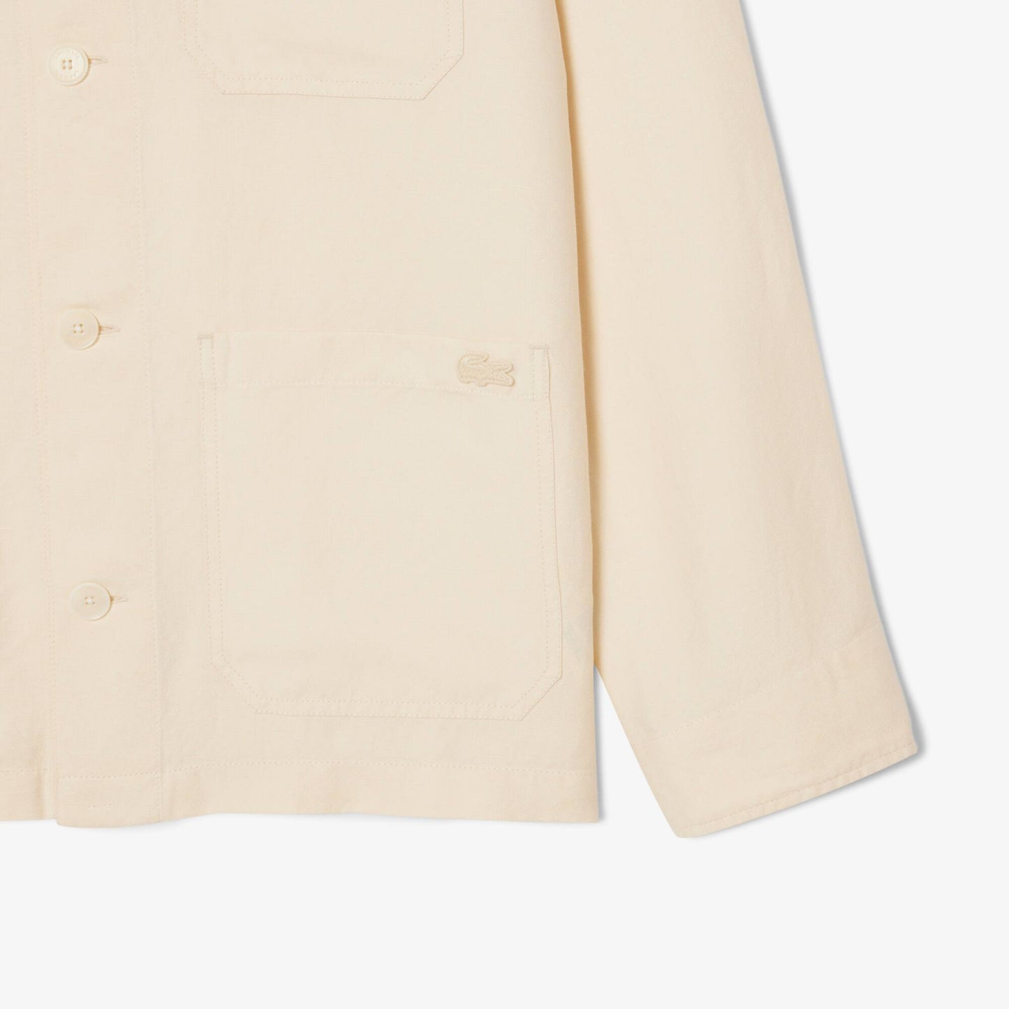 Leinenmischgewebe-Overshirt