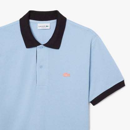 Classic Fit Contrast Rib Polo Shirt
