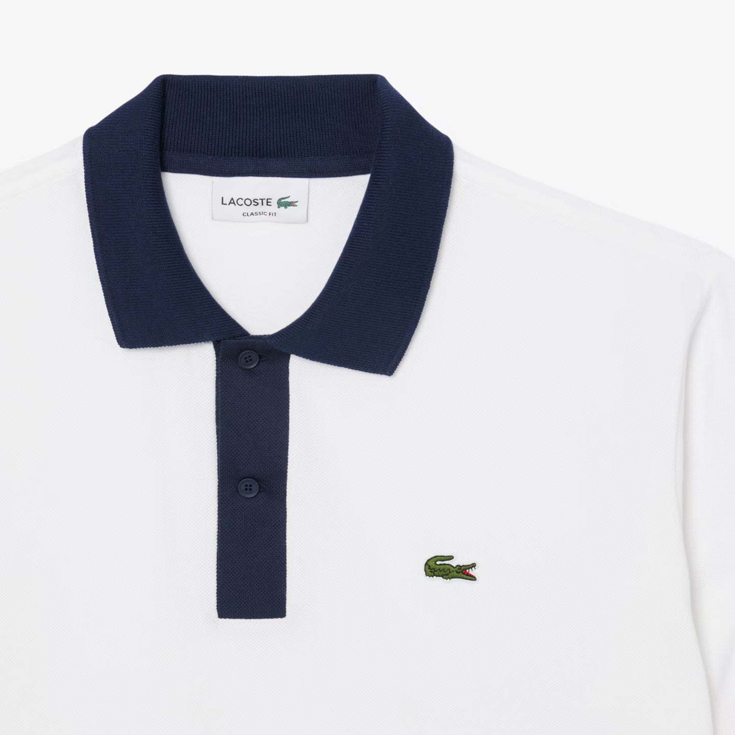 Klassisches Poloshirt L.12.12 mit Kontrastkragen