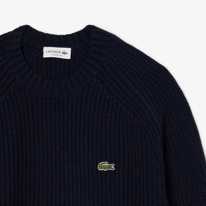 Thick Wool Crew Neck Sweater
