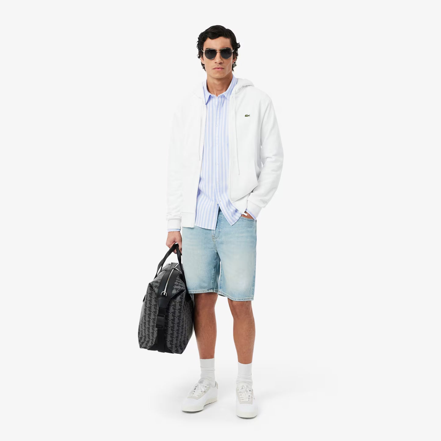 Regular Fit gestreiftes Oxford-Hemd