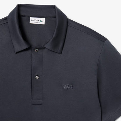 Paris Classic Fit Poloshirt mit offener Knopfleiste und Stickerei