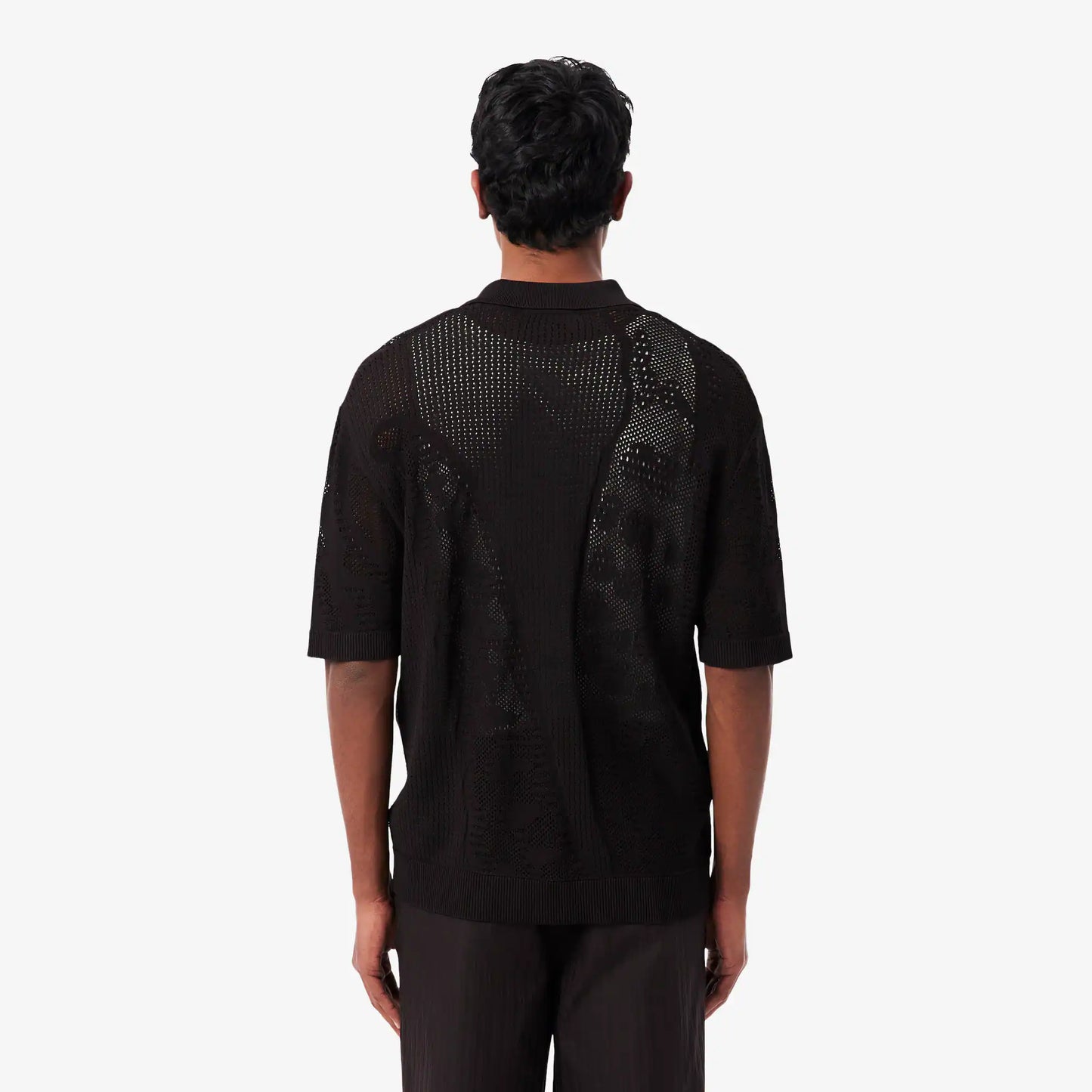 Spitzenstrick-Krokodil-Shirt