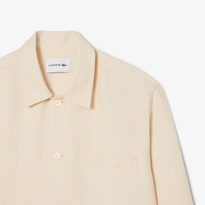 Leinenmischgewebe-Overshirt