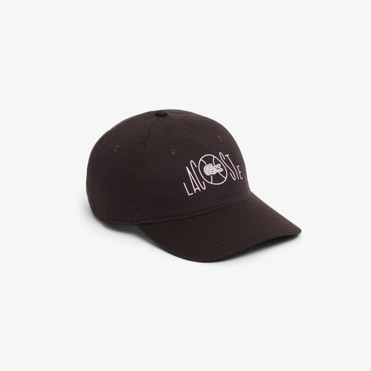 Casquette en sergé de coton imprimé