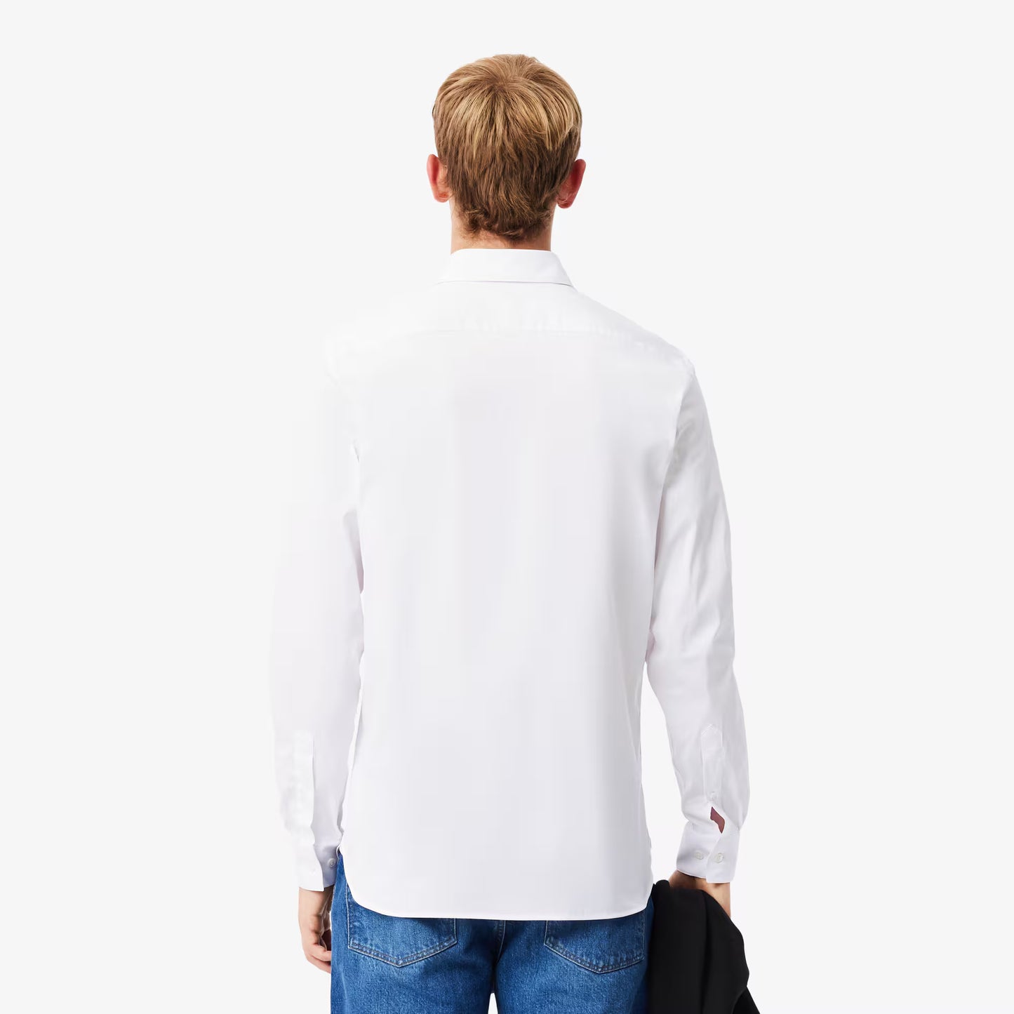 Slim-Fit-Hemd aus Stretch-Popeline