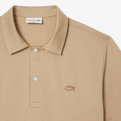 Paris Poloshirt mit offener Kragenform, bestickt, klassischer Schnitt