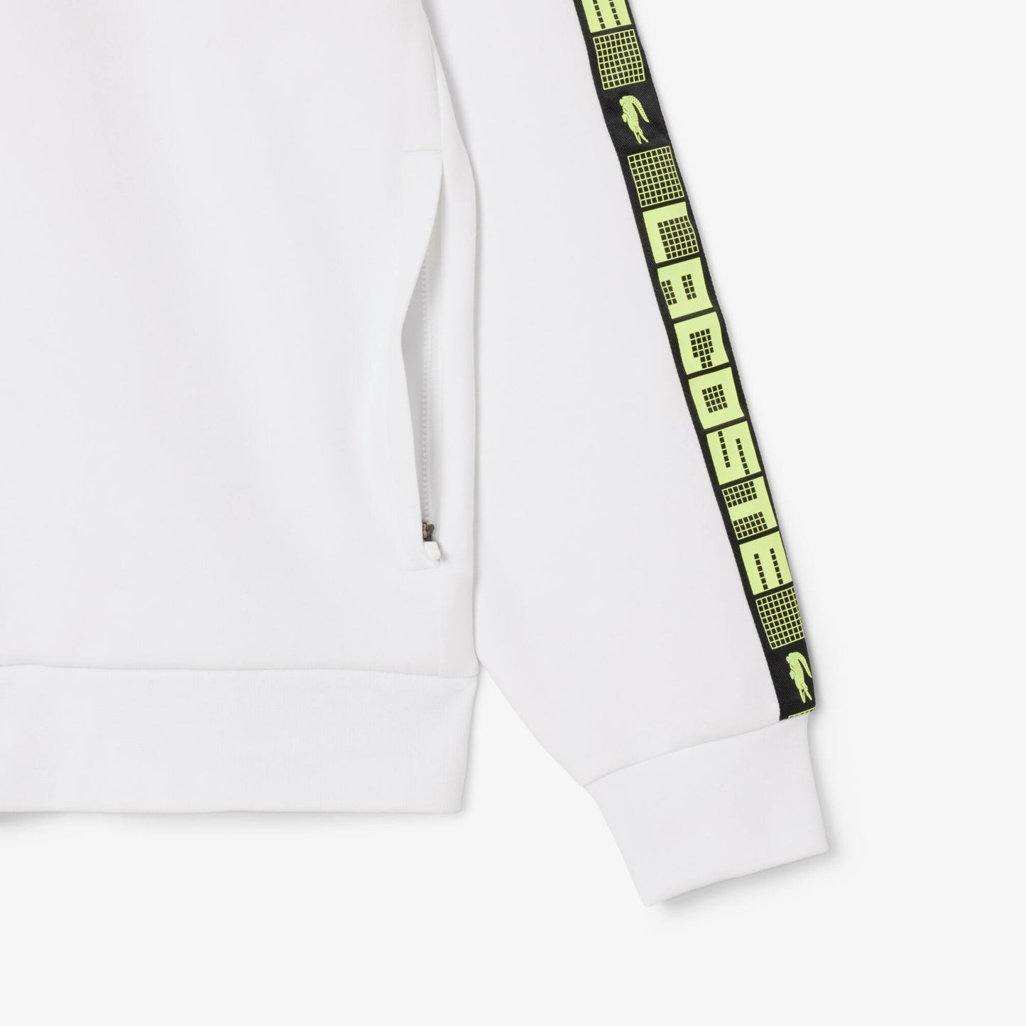 Tennis-Sweatshirt mit Reißverschluss und Farbblock