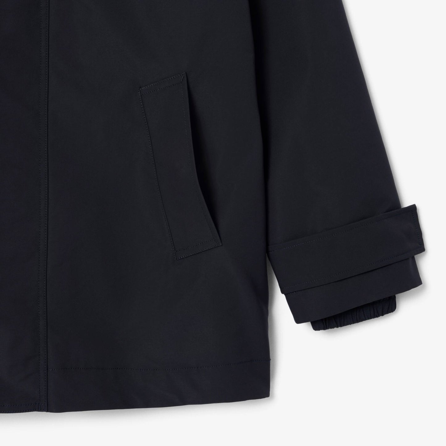 Mid-length Water-Repellent Hooded Parka