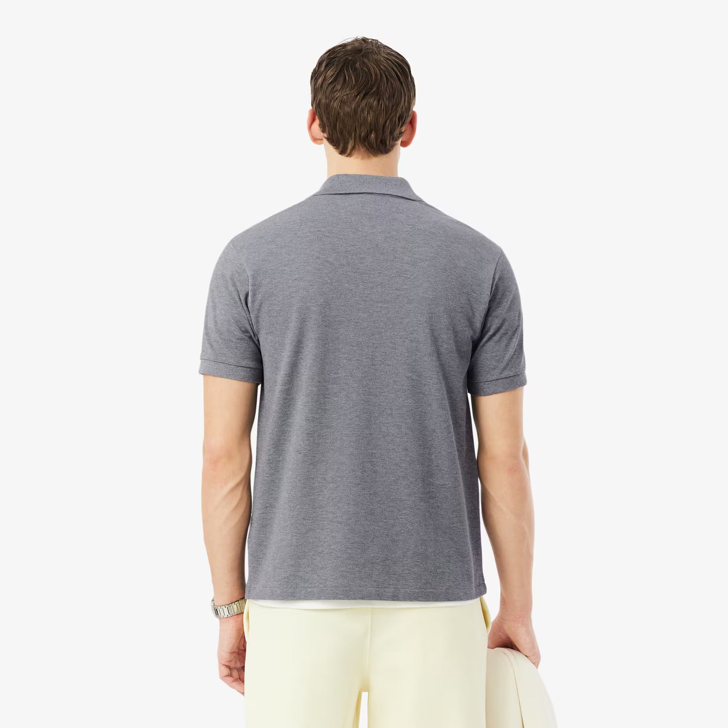 Klassisches Poloshirt L.12.12 aus meliertem Piqué